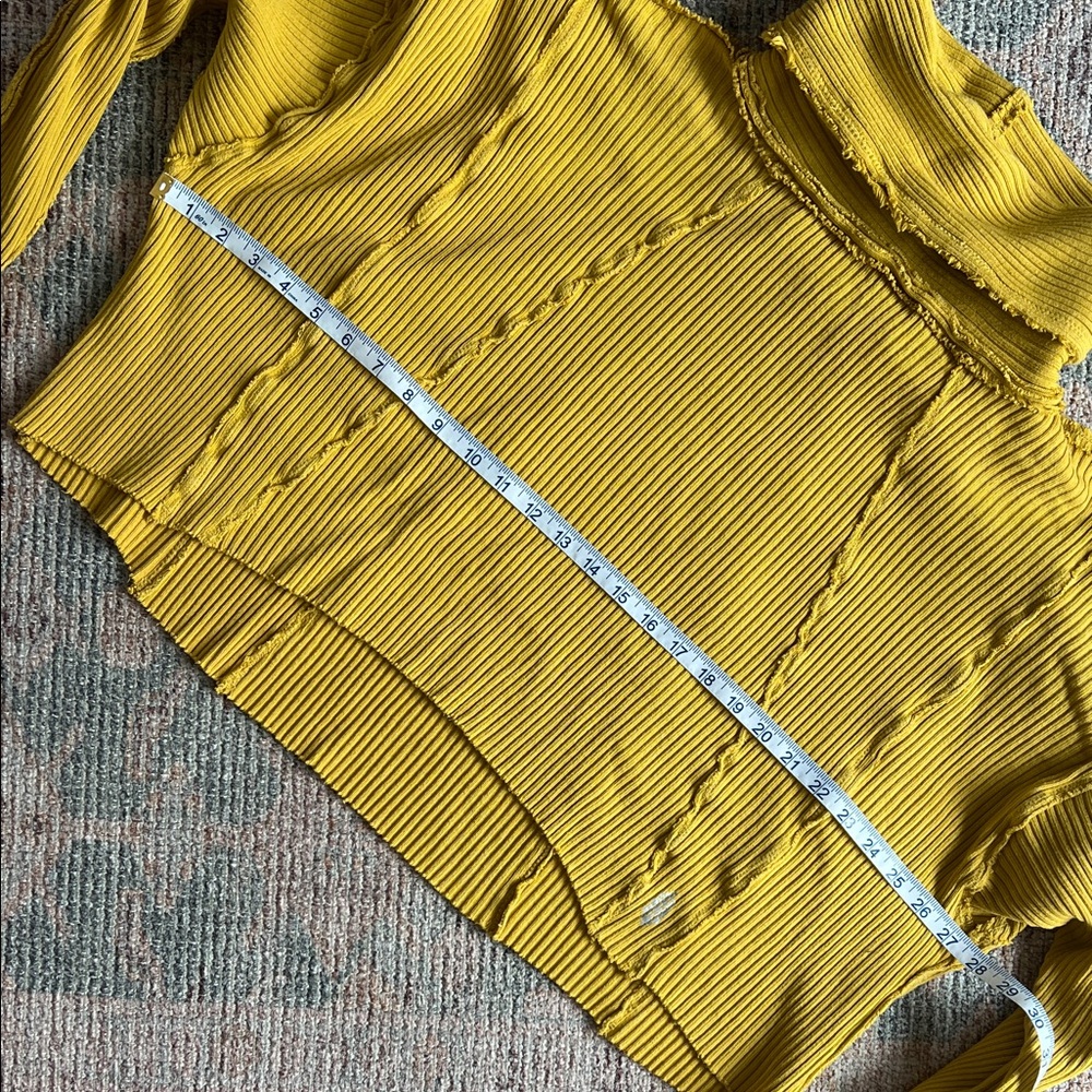 FP Movement by Free People Yellow Cowl Neck Sweater - Picture 12 of 12